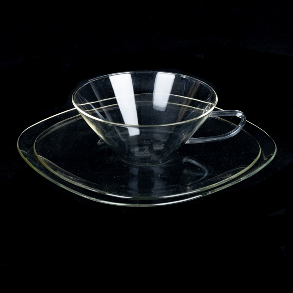KAFFESERVIS, 23 del, glas, Schott & Gen, Feuerfest Saale-glas, Jena, Tyskland, 1900-tal
