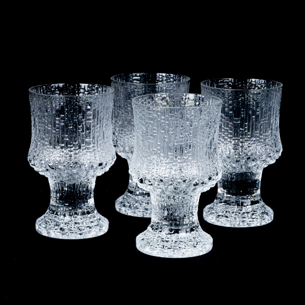 TIMO SAPANEVA, 12 st, starkvinsglas, glas, "Kkkerit", Iittala, Finland