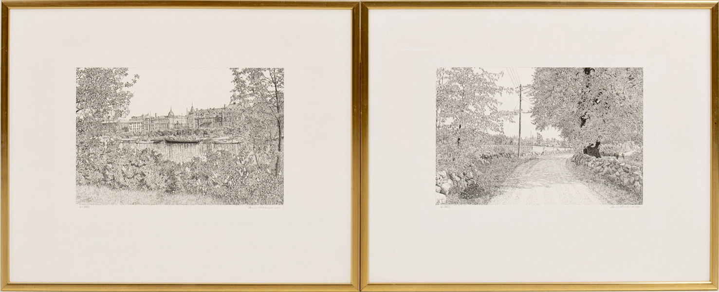 JAN RICHERT (1927-2012), 2 st, litografier, signerade och daterade 1981