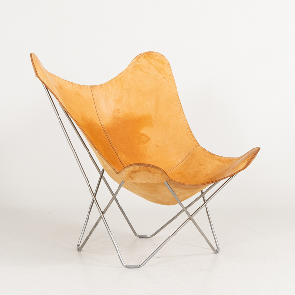 FLADDERMUSFÅTÖLJ, Cuero, "Pampa Mariposa", 2000-tal
