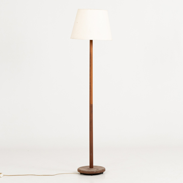 GOLVLAMPA, teak, Nybro Armaturfabrik NAF, 1900-talets mitt