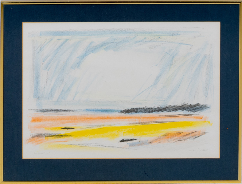 BIRGER STRÅÅT (1914-2008), färglitografi, signerad och daterad -76