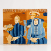 HANNAH RYGGEN (Norge, 1894-1970), gobeläng, flamskväv, "Minner om tre", 1949, monogramsignerad