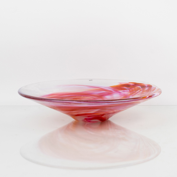 ANNA EHRNER, skål, glas, "Tempera Pink", Kosta Boda