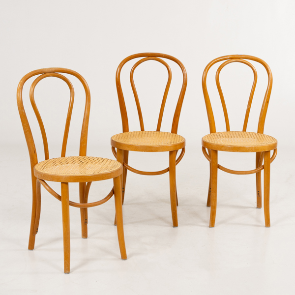 STOLAR, 3 st, thonetstil, 1900-talets första hälft