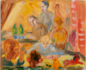 HANS RYGGEN (Norge, 1894-1956), olja/akvarell på papper