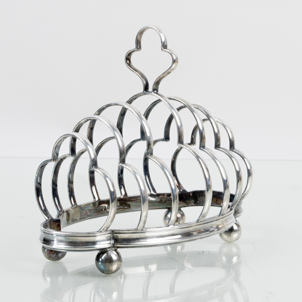 TOASTRACK, nysilver, Kirby & Beard, Paris, 1900-talets första hälft