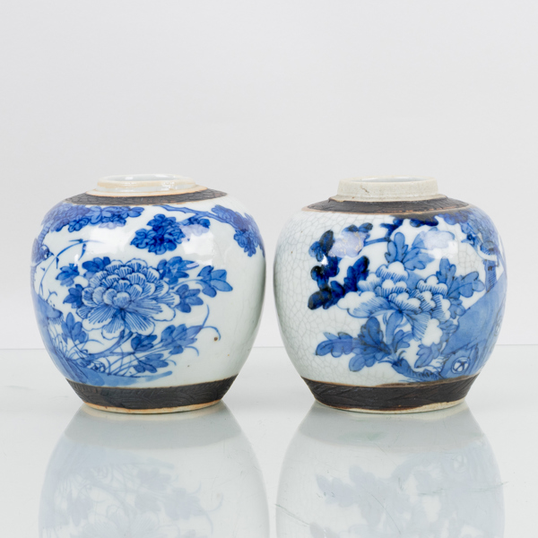 BOJANER, 2 st, keramik, Kina, 1900-tal