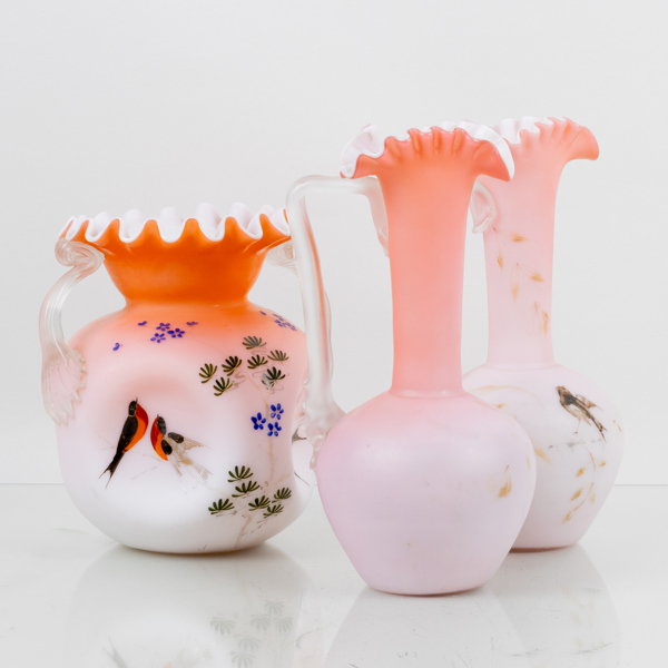 VASER, 3 st, flussglas, 1800-tal