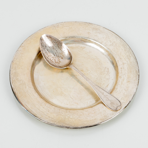 FAT SAMT SKED, silver, 1905 samt MGAB 1972, tot vikt ca 240 g