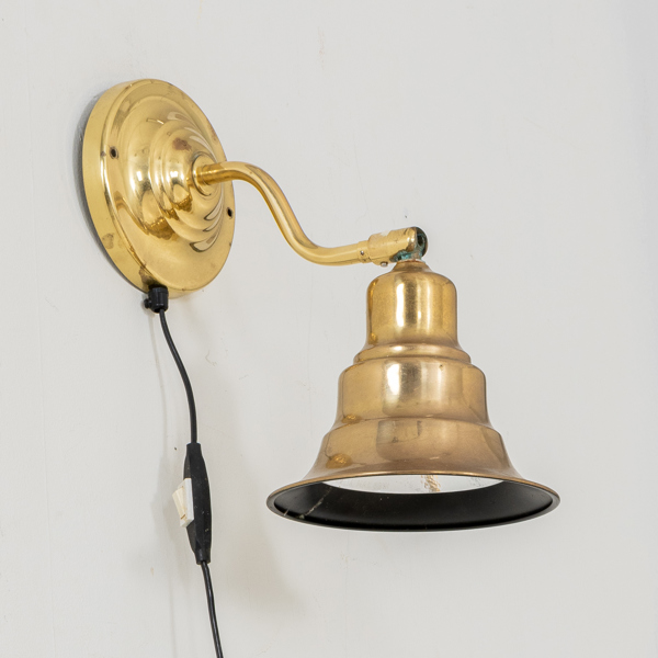 JAN WICKELGREN, vägglampa, mässing, Aneta, 1900-talets andra hälft