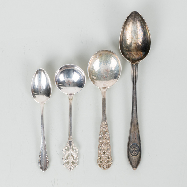 SKEDAR, 4 st, silver, tot vikt ca 105 g