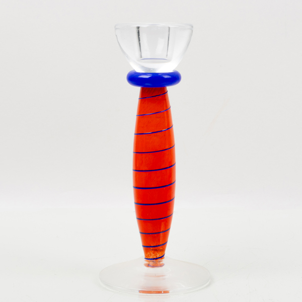 KJELL ENGMAN, ljusstake, glas, Kosta Boda