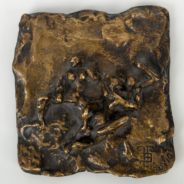 INGA BAGGE (1916-1988), skulptur, brons, monogramsignerad och numrerad 