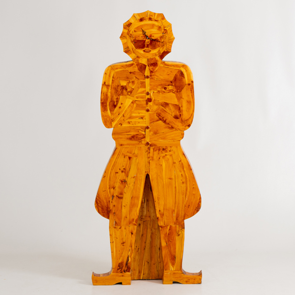 GOLVUR / SKULPTUR, trä, 1900-talets andra hälft