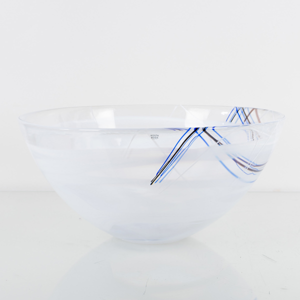 ANNA EHRNER, skål, glas, "Contrast", Kosta Boda