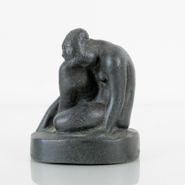 HALVAR FRISENDAHL (1889-1953), skulptur, metall, signerad och daterad 1917