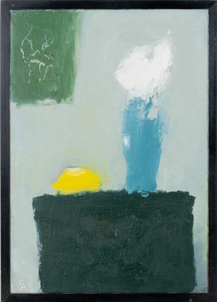 OLLE MEDIN (född 1938), olja på pannå, monogramsignerad