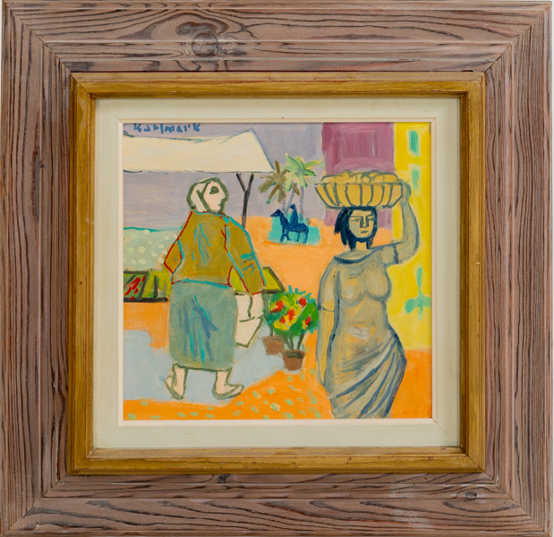 GERHARD KARLMARK (1905-1976), olja på pannå, signerad