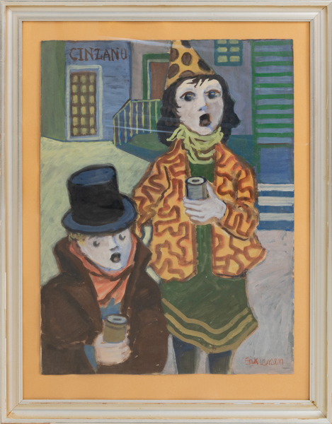 ERIK LARSEN (Danmark, 1902-1975), akvarell, signerad
