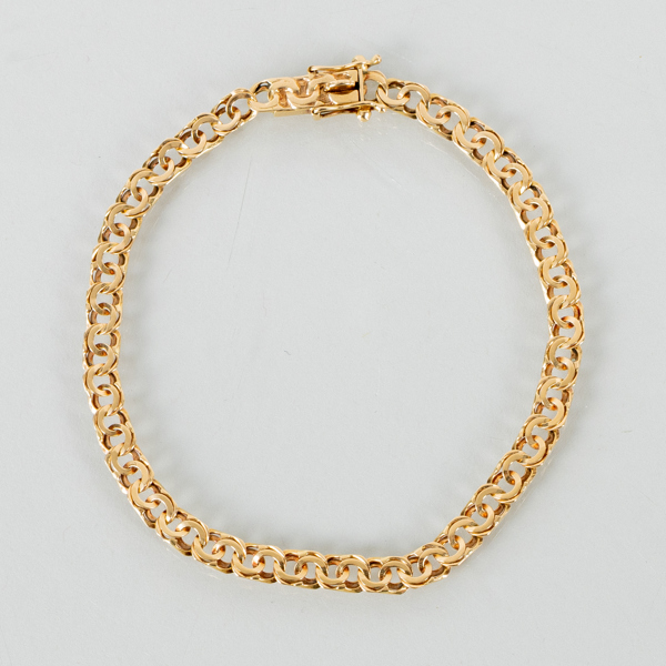 ARMBAND, 18k guld, svenska stämplar R9, vikt ca 6 g