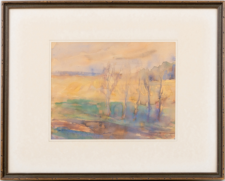 ERIC LUNDBERG (1918-1992), akvarell, signerad