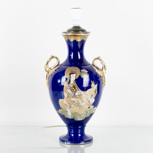 BORDSLAMPA, keramik, orientalisk, 1900-tal