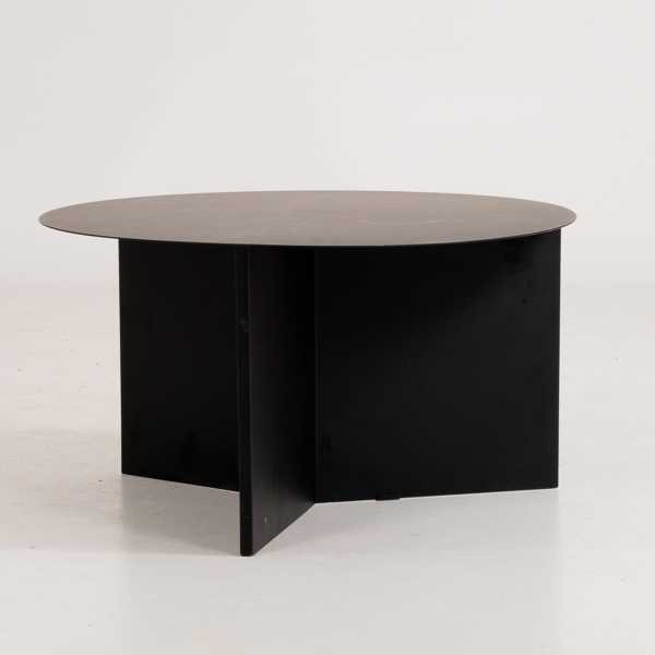 SIDOBORD, svartlackerad metall, "Slit", HAY, Danmark
