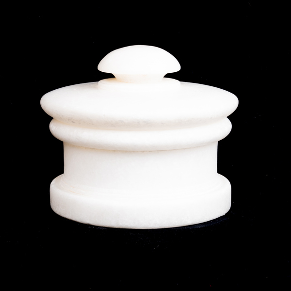 BURK, alabaster, 1800-/1900-tal