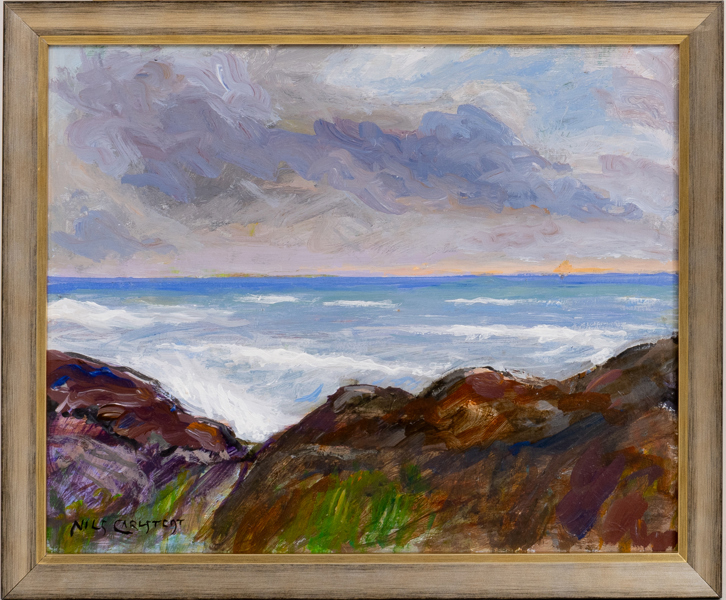 NILS CARLSTEDT (1898-1980), olja på pannå, signerad