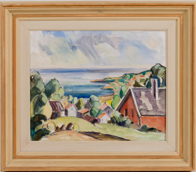 REUBEN HEDIN (1905-1985), olja på duk, signerad