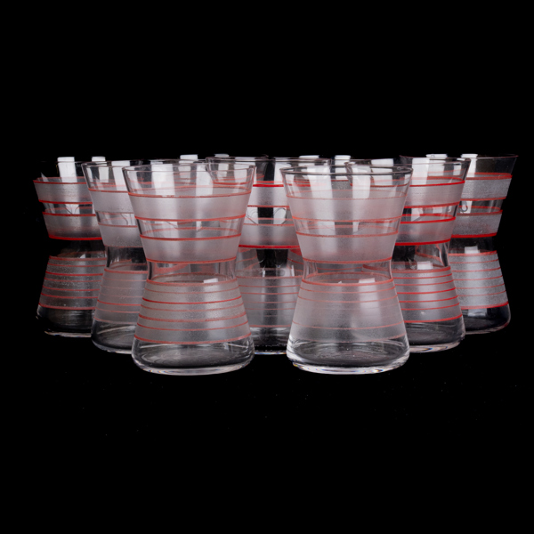 MILAN VOBRUBA (1934-2016), 8 st, glas, Gusum, signerade och daterade 1975