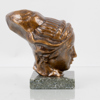 CARL MILLES, efter, skulptur, brons, "Lilla Europahuvudet"