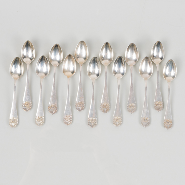 MOCKASKEDAR, 13 st, silver, 1954, tot vikt ca 110 g