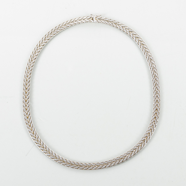 COLLIER, 18k vitguld, Uno A Erre, vikt ca 29,5 g