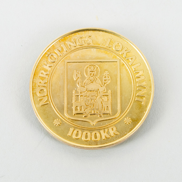 MYNT, 18k guld, 1979, vikt ca 12 g