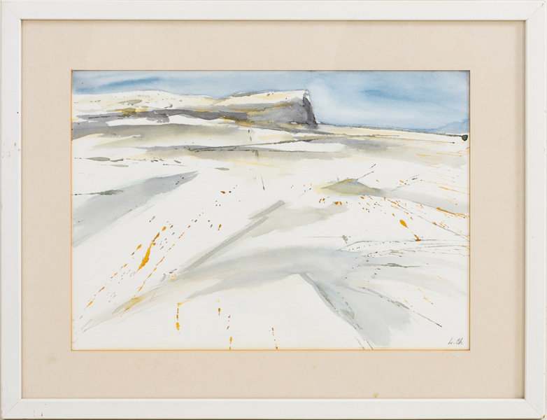 LIISA CHAUDHURI (1920-2011), akvarell, signerad