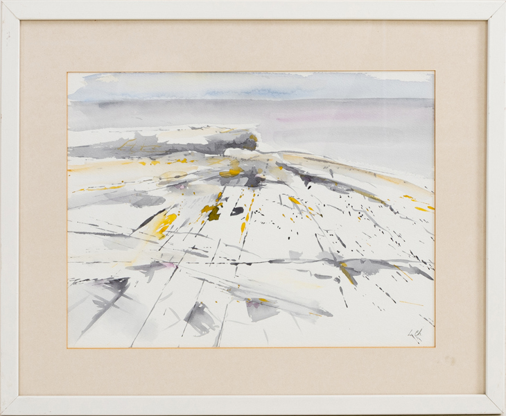 LIISA CHAUDHURI (1920-2011), akvarell, signerad