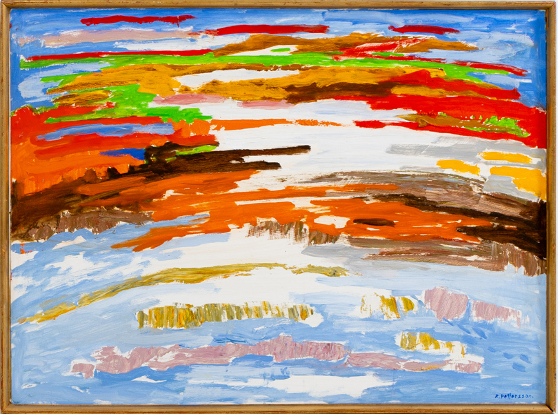 RUNE PETTERSSON (1918-1999), olja på pannå, signerad