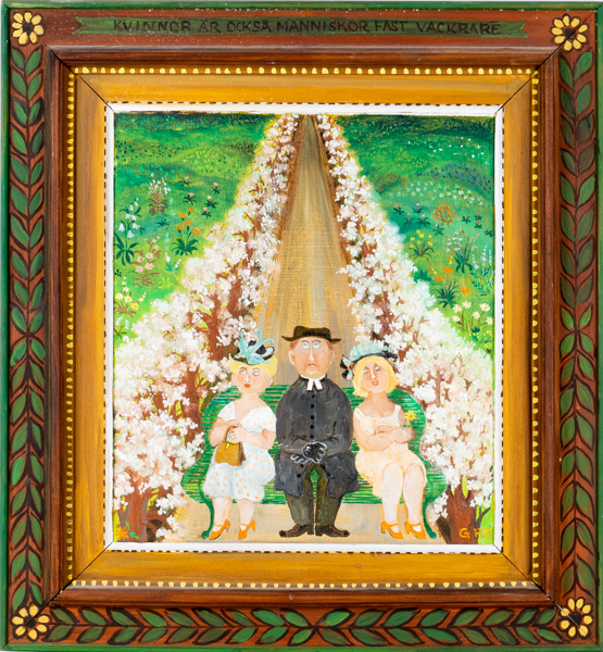 GRETA P:SON DIGMAN (1906-1988), olja på duk, signerad