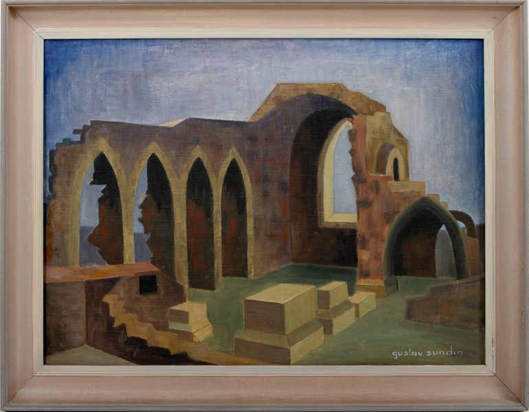 GUSTAV SUNDIN (1888-1964), olja på duk, signerad