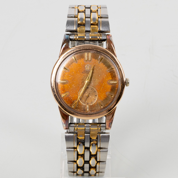HERRARMBANDSUR, Omega automatic, stål, 1900-talets mitt
