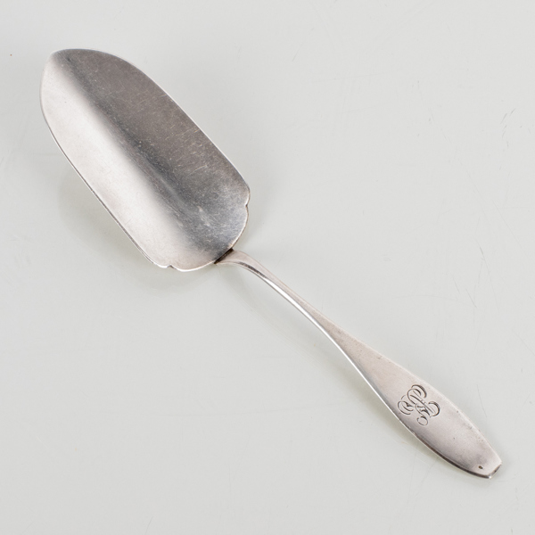 TÅRTSPADE, silver, 1880, vikt ca 47 g