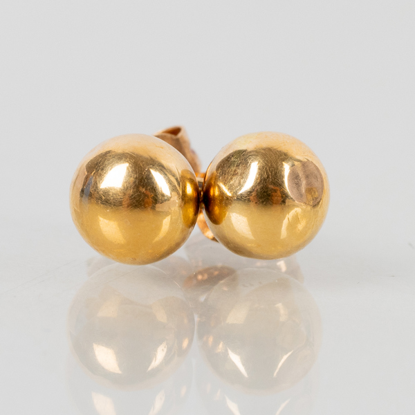 ÖRHÄNGEN, 1 par, 18k guld, tot vikt ca 0,55 g