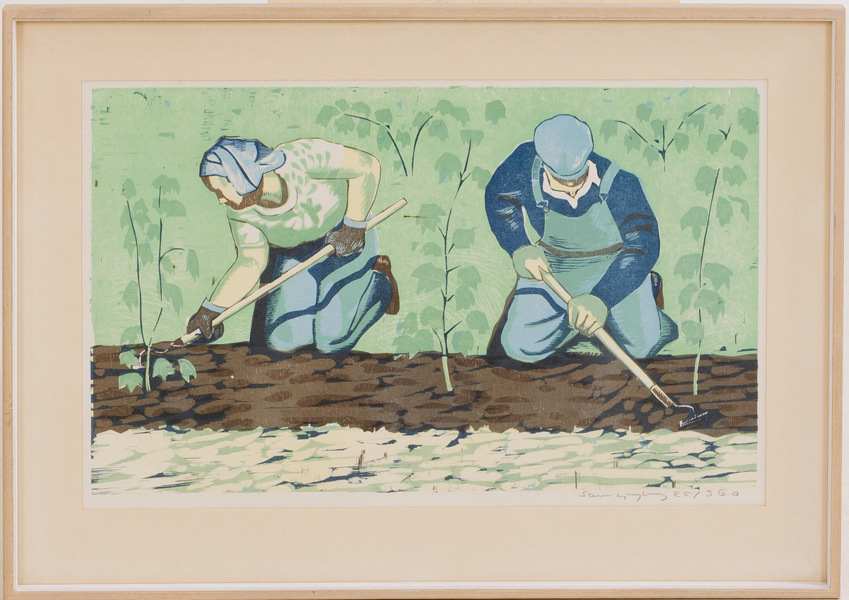 SVEN LJUNGBERG (1913-2010), färglitografi, signerad och numrerad 25/360