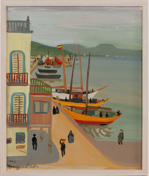 HARRY CARLSSON (1913-1992), olja på pannå, signerad och daterad 1963