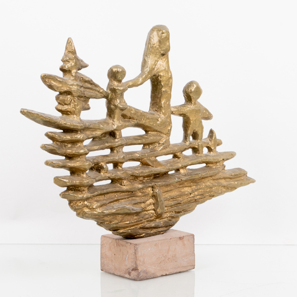 ELMA OIJENS (1907-1992), skulptur, brons, signerad