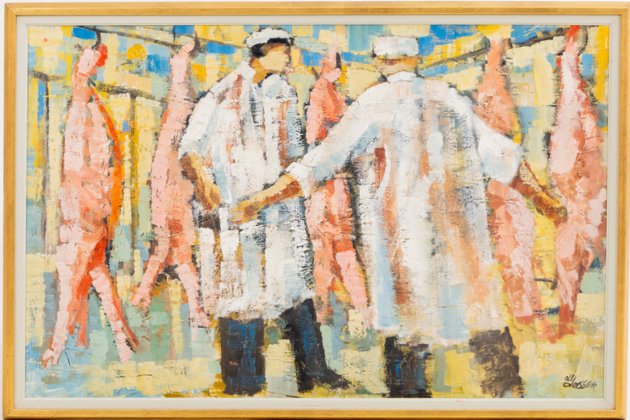 LARS-OLOV "OLLE" LARSSON (1926-1993), olja på duk, signerad
