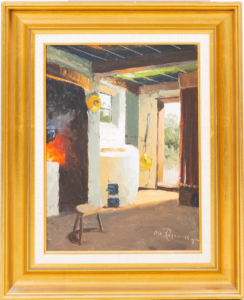 OSVALD RASMUSSEN (född 1933), olja på duk, signerad