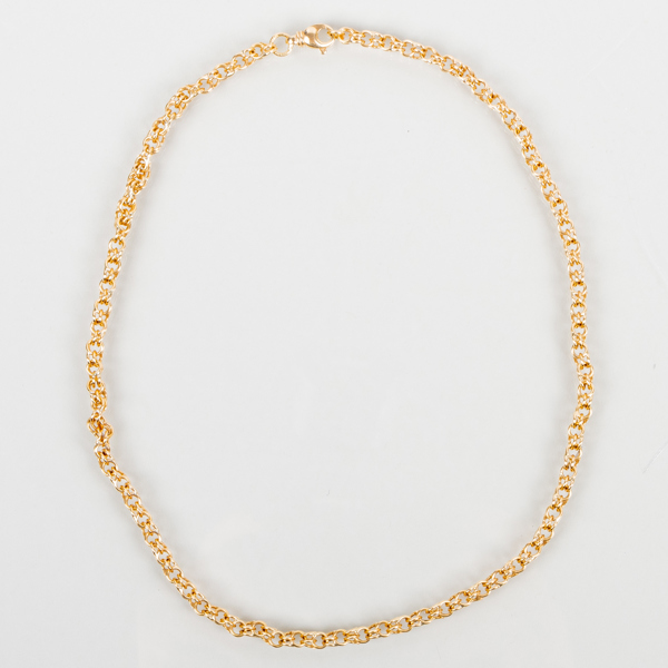 COLLIER, 18k guld, vikt ca 28,5 g